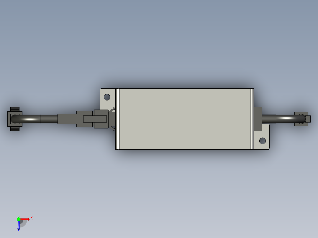 基恩士CA-DPU2_kc图纸模型俯视图