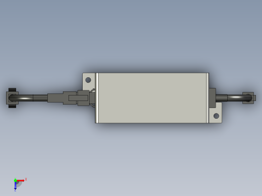基恩士CA-DPU2_kc图纸模型俯视缩略图