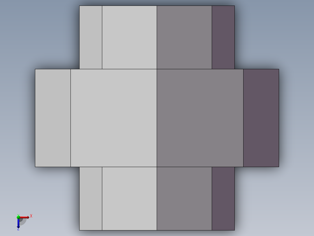 活接-等径内丝直通 DN10俯视图