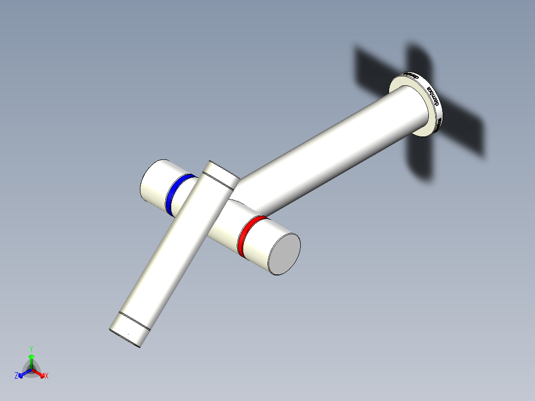 水龙头正等轴测图