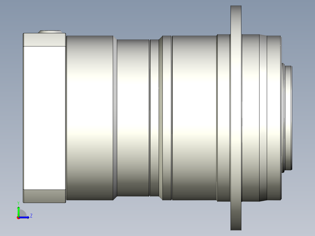 多摩川行星减速机TD-064-L2-14BK14左视图