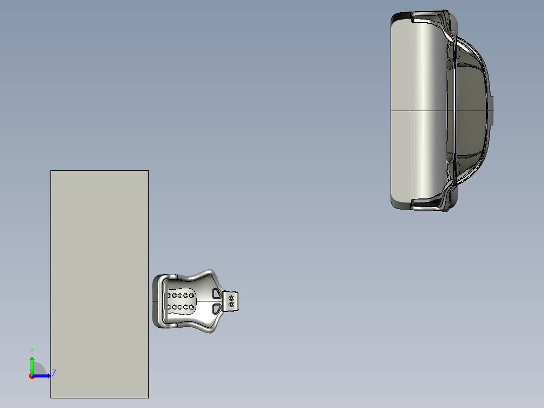 汽车座椅 (75)左视图