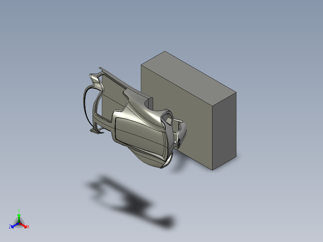 汽车座椅 (75)正等轴测图