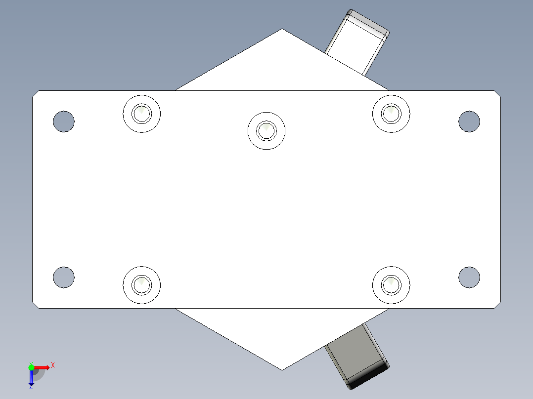 机械爪 3D图纸 (36)俯视图
