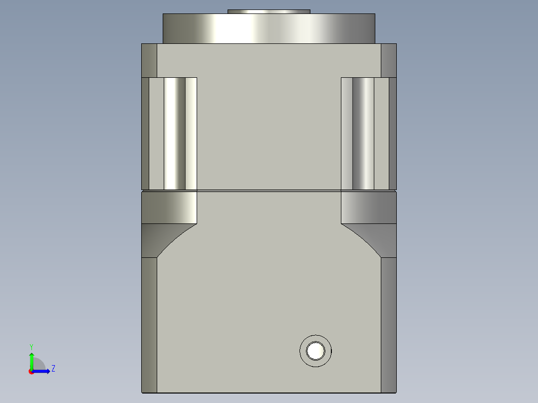斜齿孔PGH060-L1 14-50-70-M5左视图