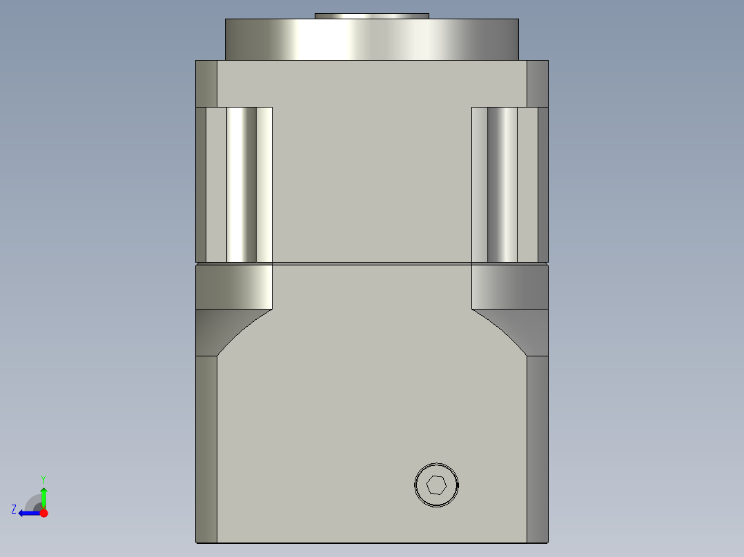 斜齿孔PGH060-L1 14-50-70-M5右视图