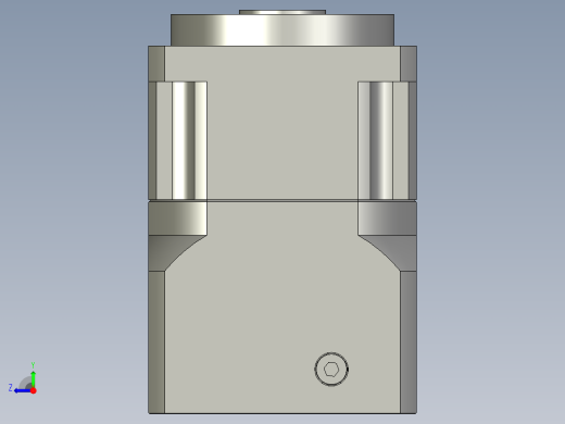 斜齿孔PGH060-L1 14-50-70-M5右视缩略图