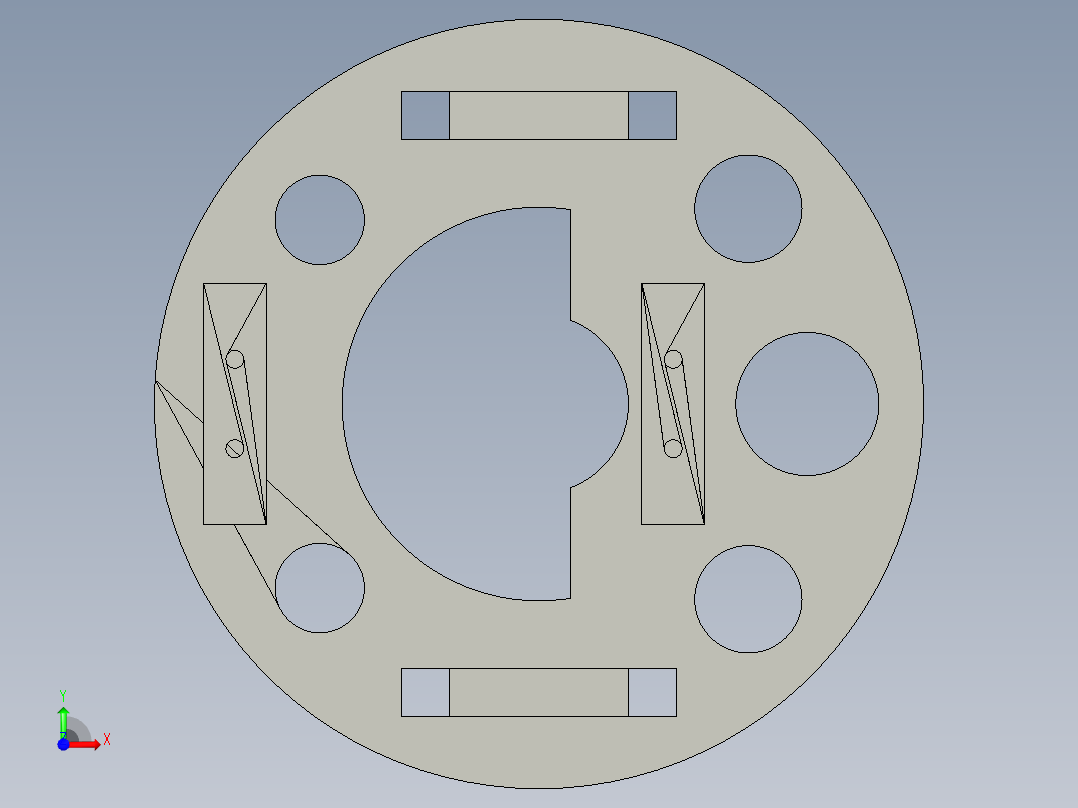 6自由度机械臂前视图