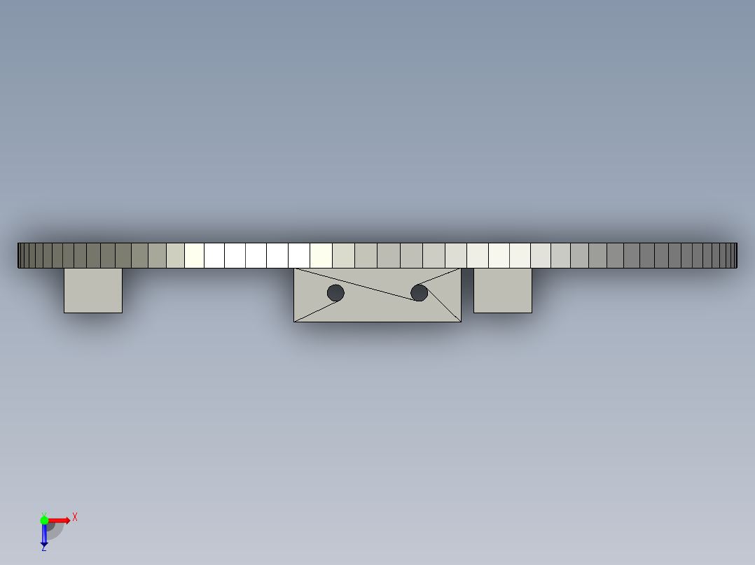 6自由度机械臂俯视图