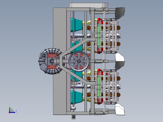 气吸式播种机左视缩略图