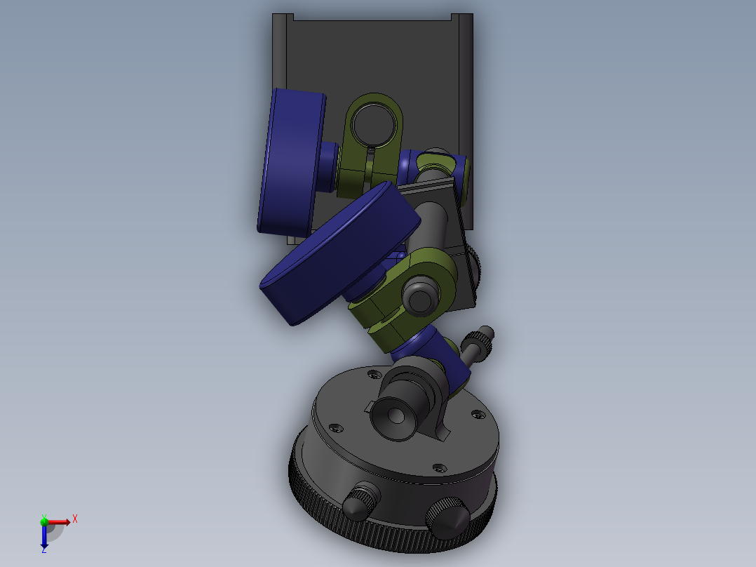 千分表机构俯视图