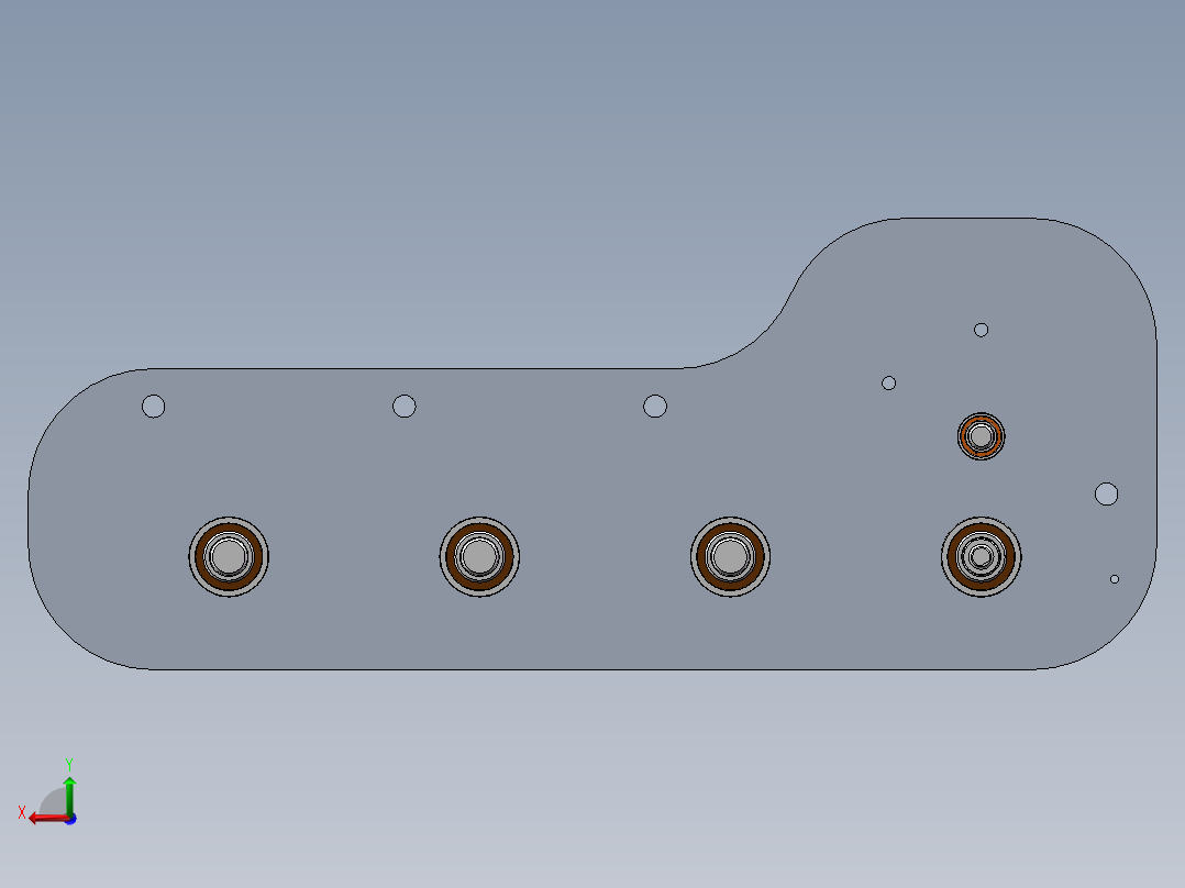 水面垃圾油污回收船后视图