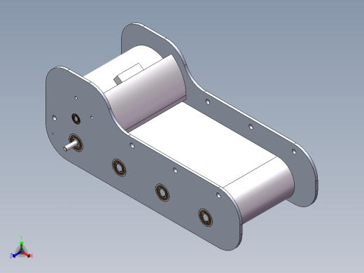 水面垃圾油污回收船正等轴测缩略图