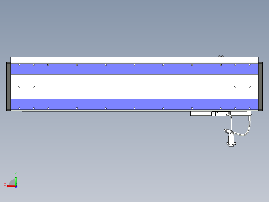 威洛博VL系列直线电机模组-VL17E3-S600后视图
