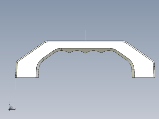 取手(鋁合金)AG-3D多系列多零件图纸模型前视缩略图