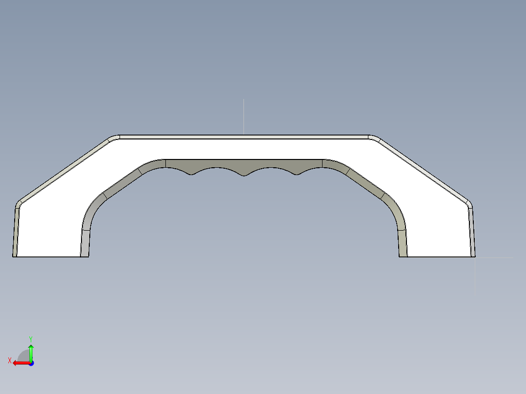 取手(鋁合金)AG-3D多系列多零件图纸模型后视图