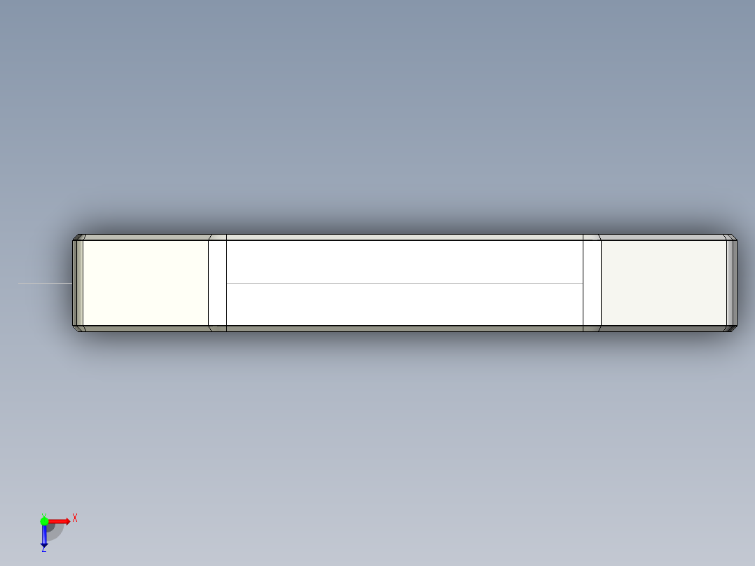 取手(鋁合金)AG-3D多系列多零件图纸模型俯视图
