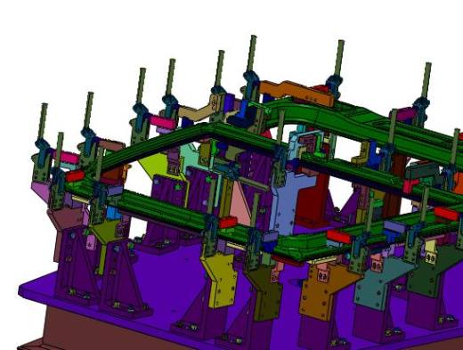 用于汽车车门加工的工装夹具缩略图