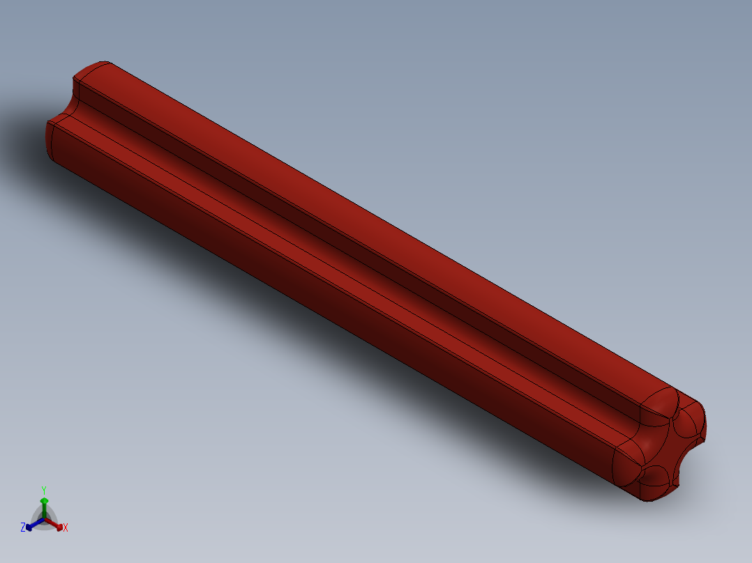 乐高机械组车桥-3705 Red Technic Axle 4主视图