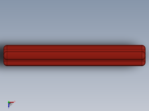 乐高机械组车桥-3705 Red Technic Axle 4俯视缩略图