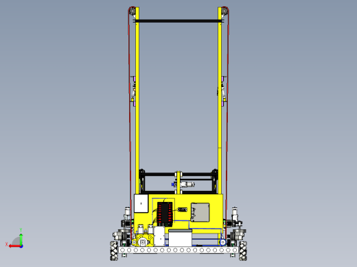 FRC 2015 846号麦克纳姆轮车三维建模图纸 stp格式后视缩略图