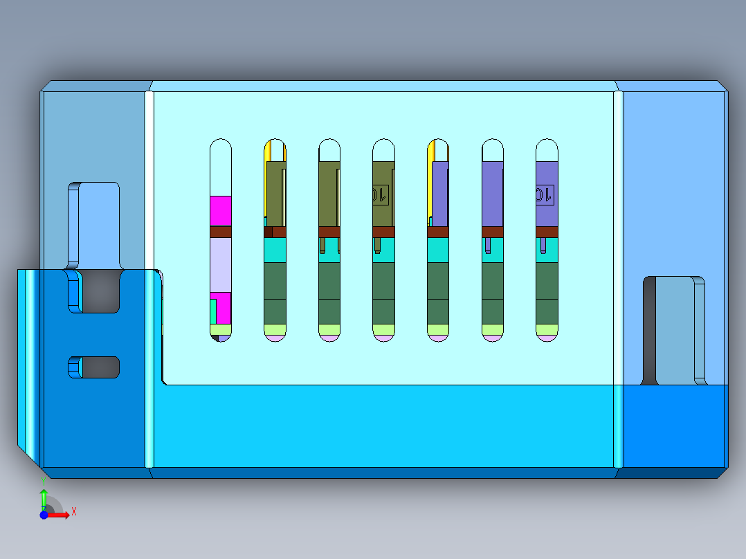 mega2560的微控制器板前视图