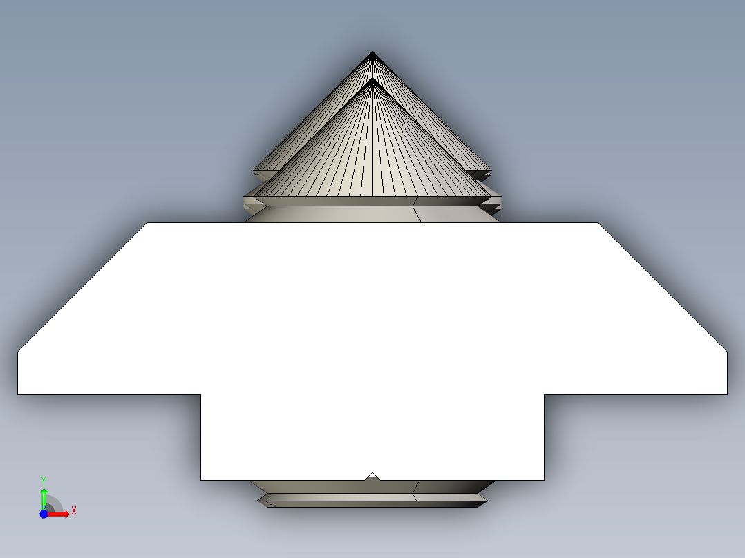 型材-BR 8 SLOT PROFILE CONNECTOR KJN521216前视图