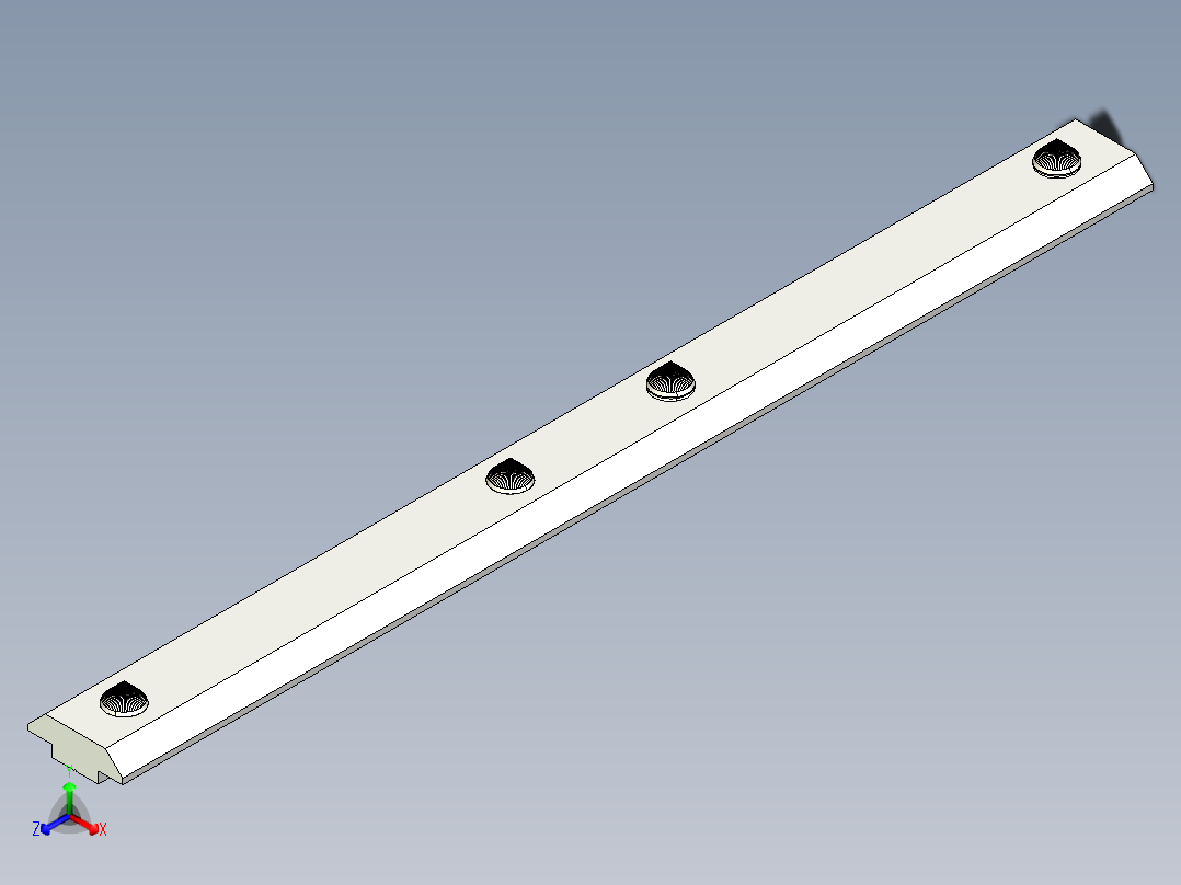 型材-BR 8 SLOT PROFILE CONNECTOR KJN521216正等轴测图