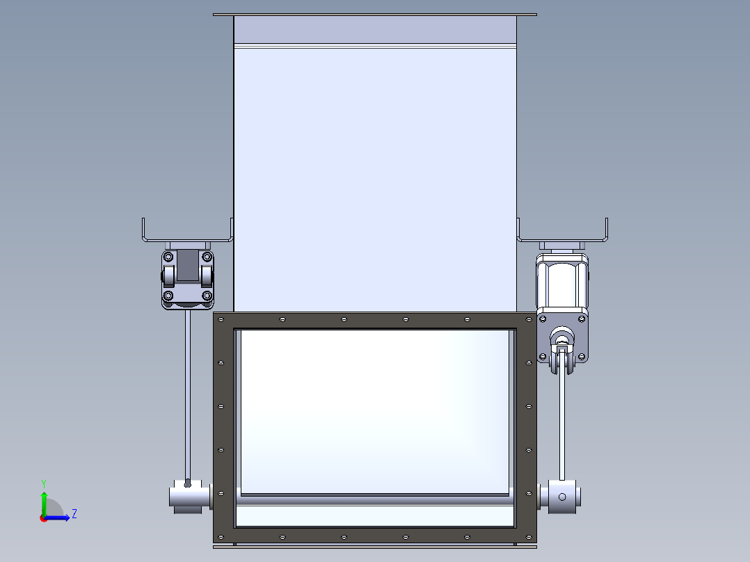 三通拍拍阀左视图