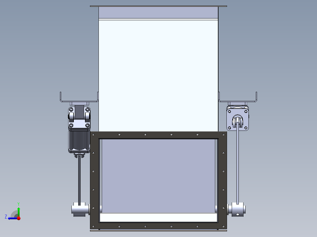 三通拍拍阀右视图