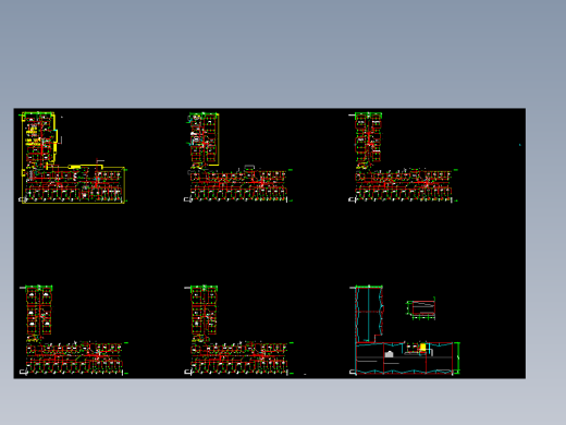 某戒毒所的照明布线图