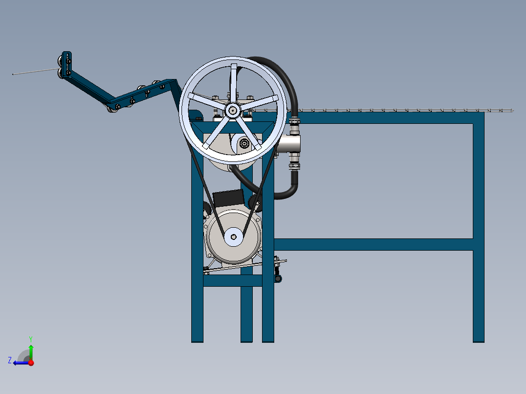 制造网机sw20可编辑右视图