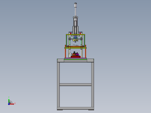 油泵法兰插头传感器组装sw18可编辑前视缩略图