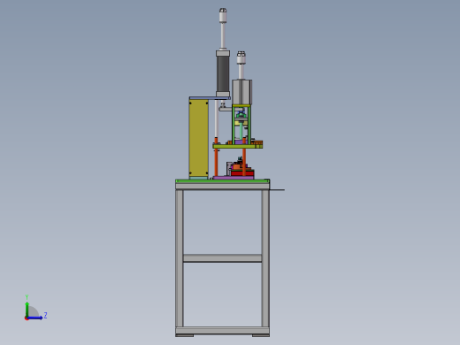 油泵法兰插头传感器组装sw18可编辑左视缩略图