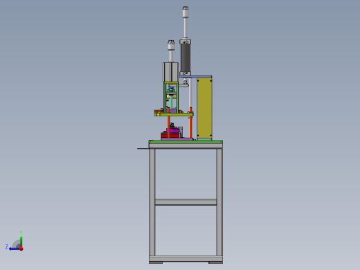 油泵法兰插头传感器组装sw18可编辑右视缩略图