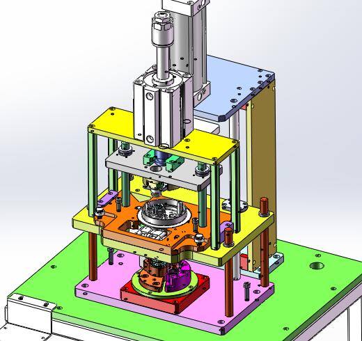 油泵法兰插头传感器组装sw18可编辑缩略图