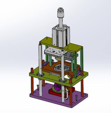 油泵法兰插头传感器组装sw18可编辑缩略图