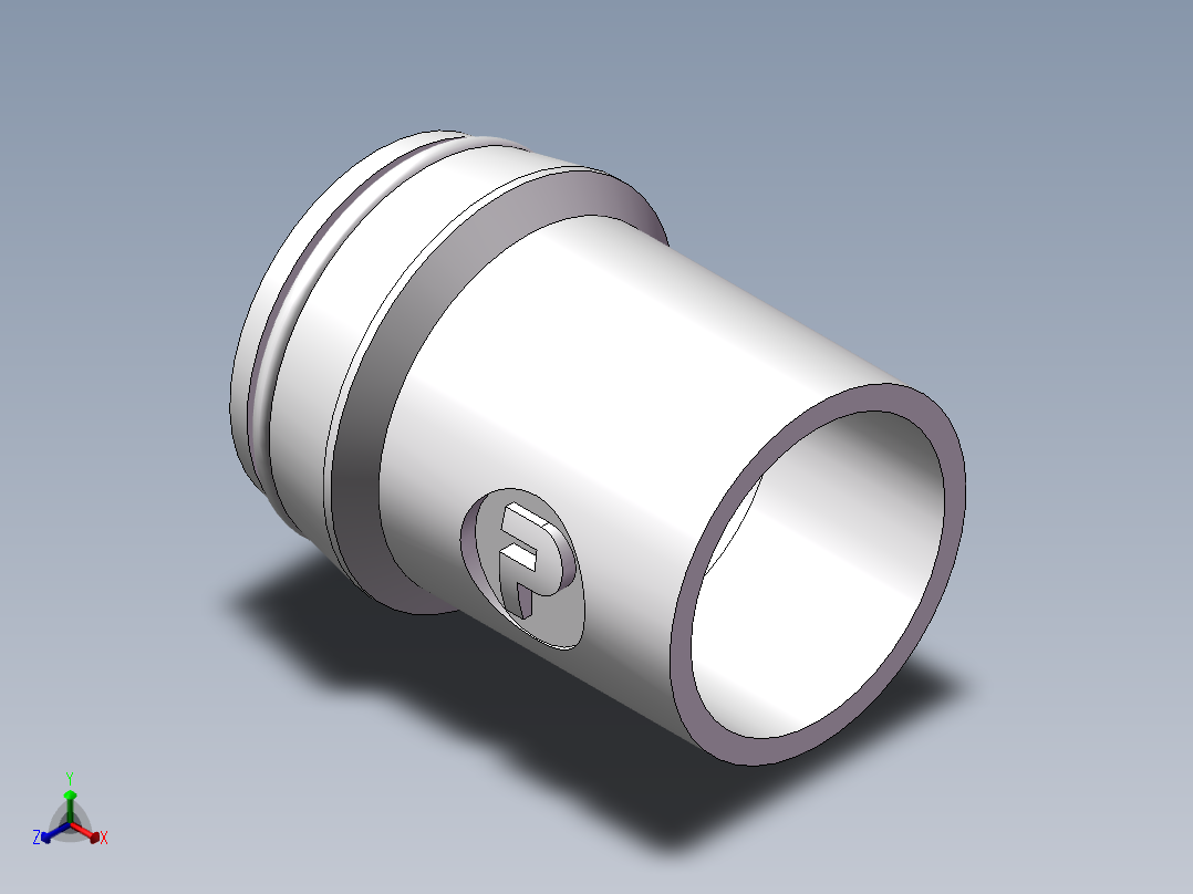 90度焊接接头、SKA28X2正等轴测图