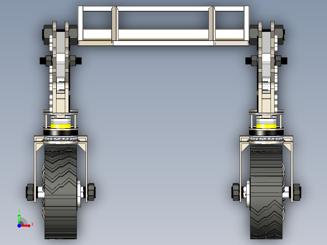 B3003414-摇滚者波吉火星探测车设计前视图