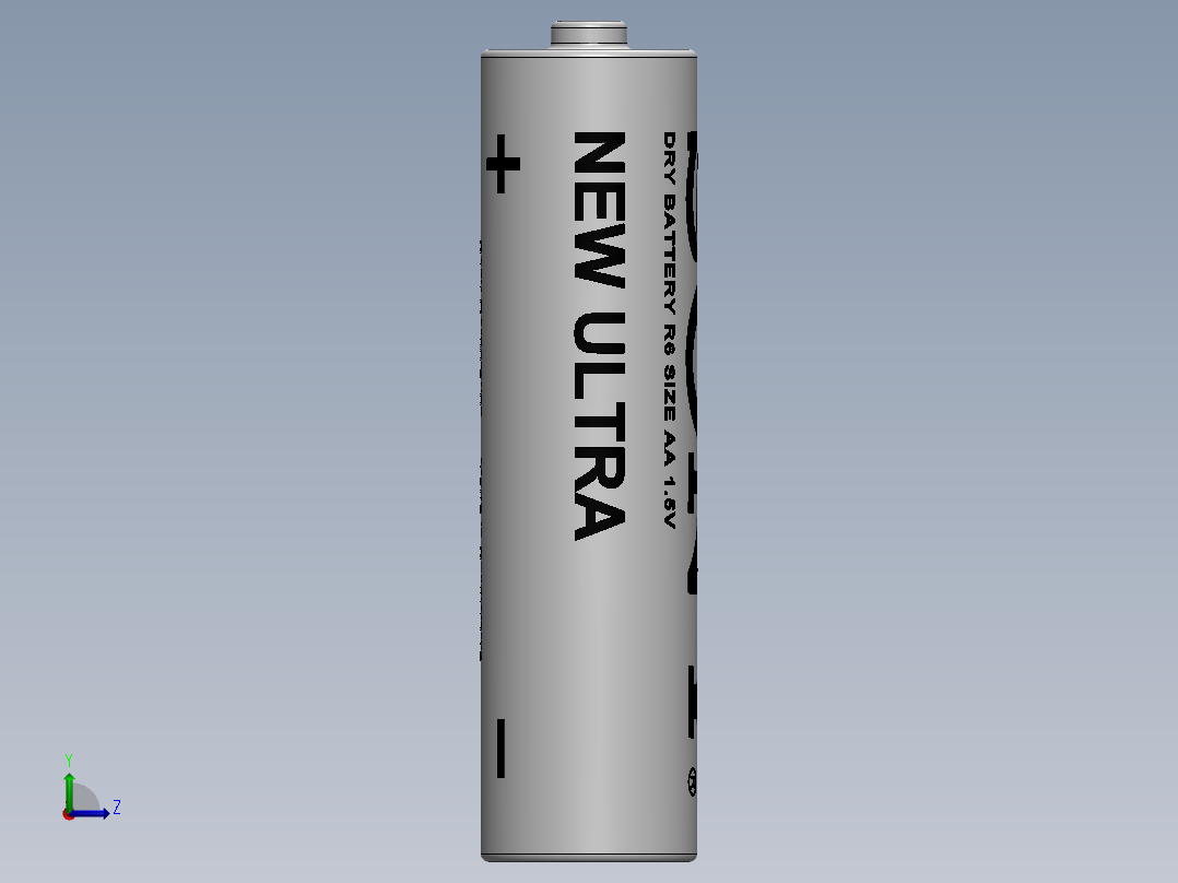 电池仓、电池(27)左视图