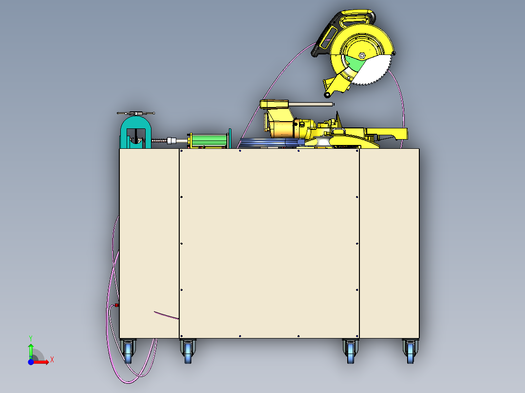 A3004247-管材成型机前视图