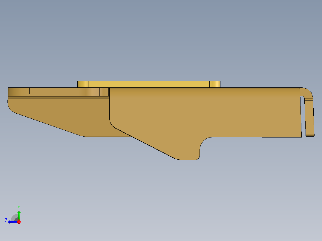 钣金展开huangruler110右视图