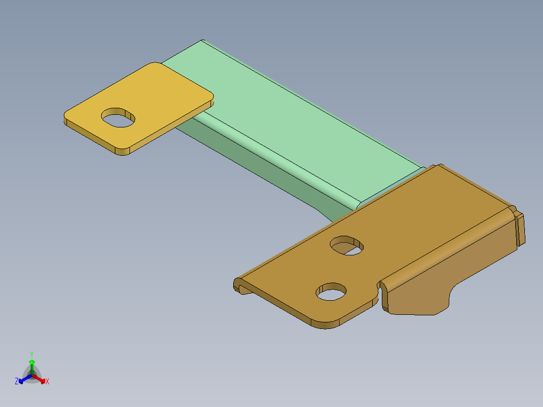 钣金展开huangruler110正等轴测图