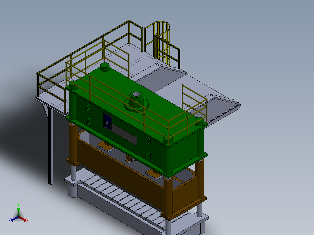 重型板材压力机设计