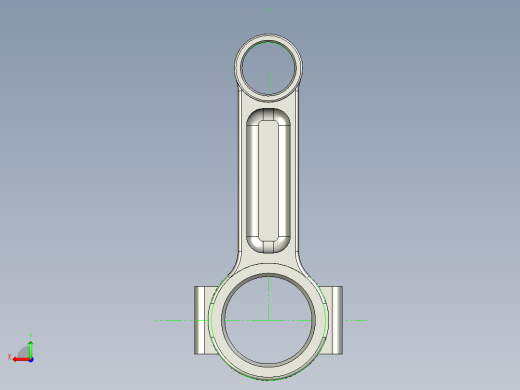 连杆装配模型后视缩略图