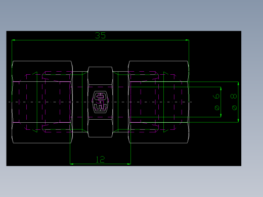 PARKER管接头EO Union G08LL71_front