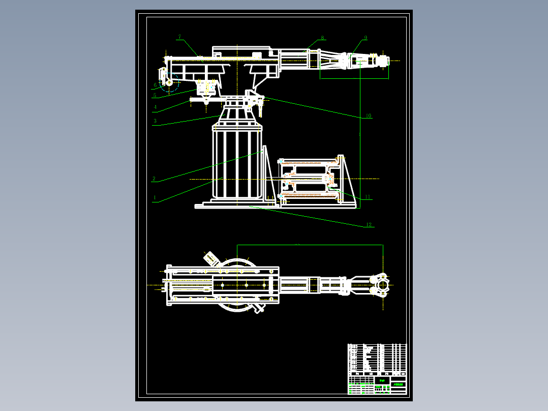 多功能机械手的结构设计含CAD图