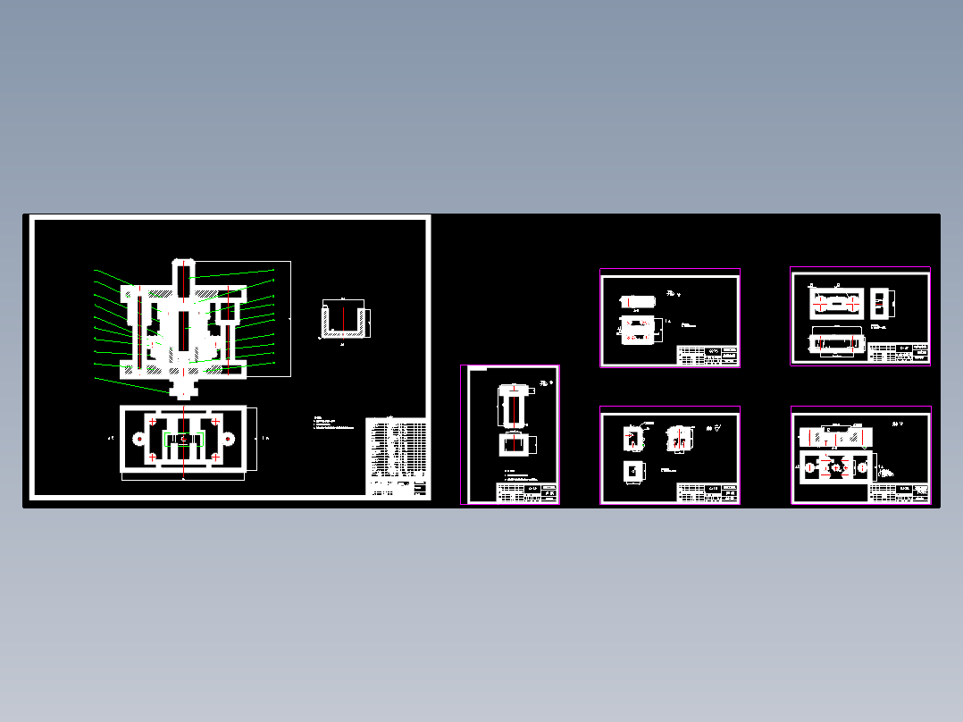 底孔U形筒形件、U型弯曲冲压成形工艺及模具设计含6张CAD图