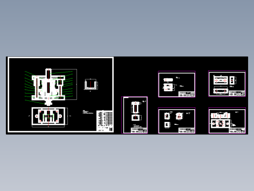 底孔U形筒形件、U型弯曲冲压成形工艺及模具设计含6张CAD图