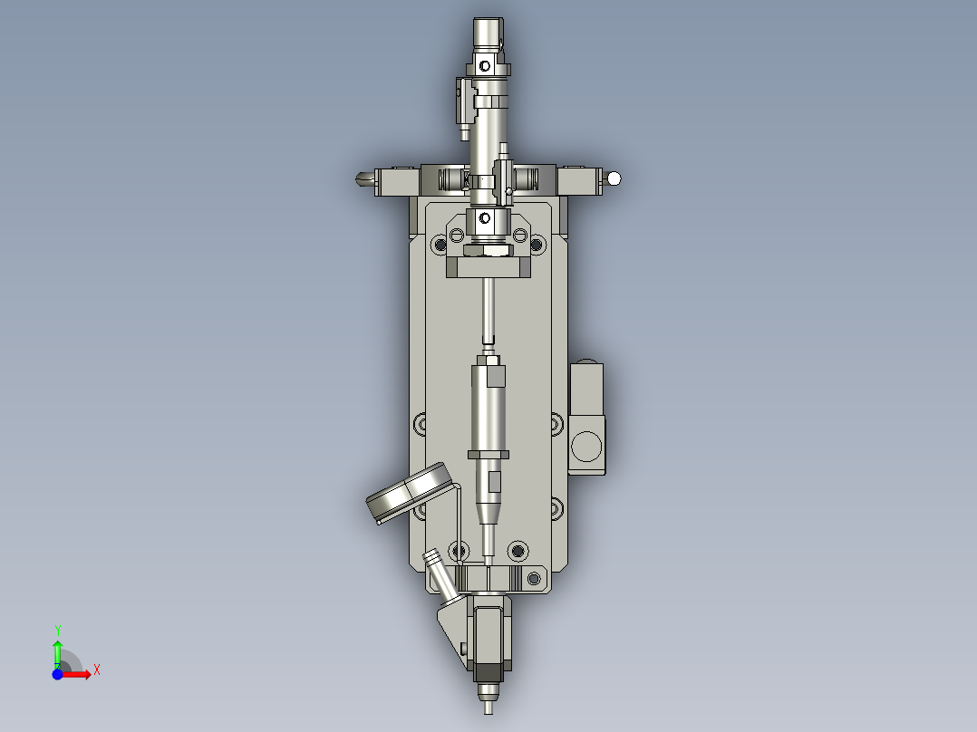 集成站-吹打adaptor前视图